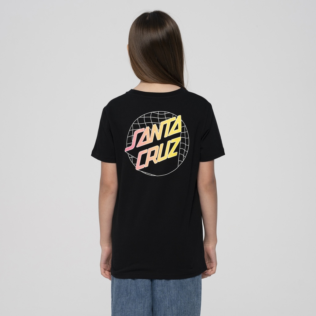 [SCA-YTE-1363] Youth Tee Grid Delta Dot (S, BLACK)