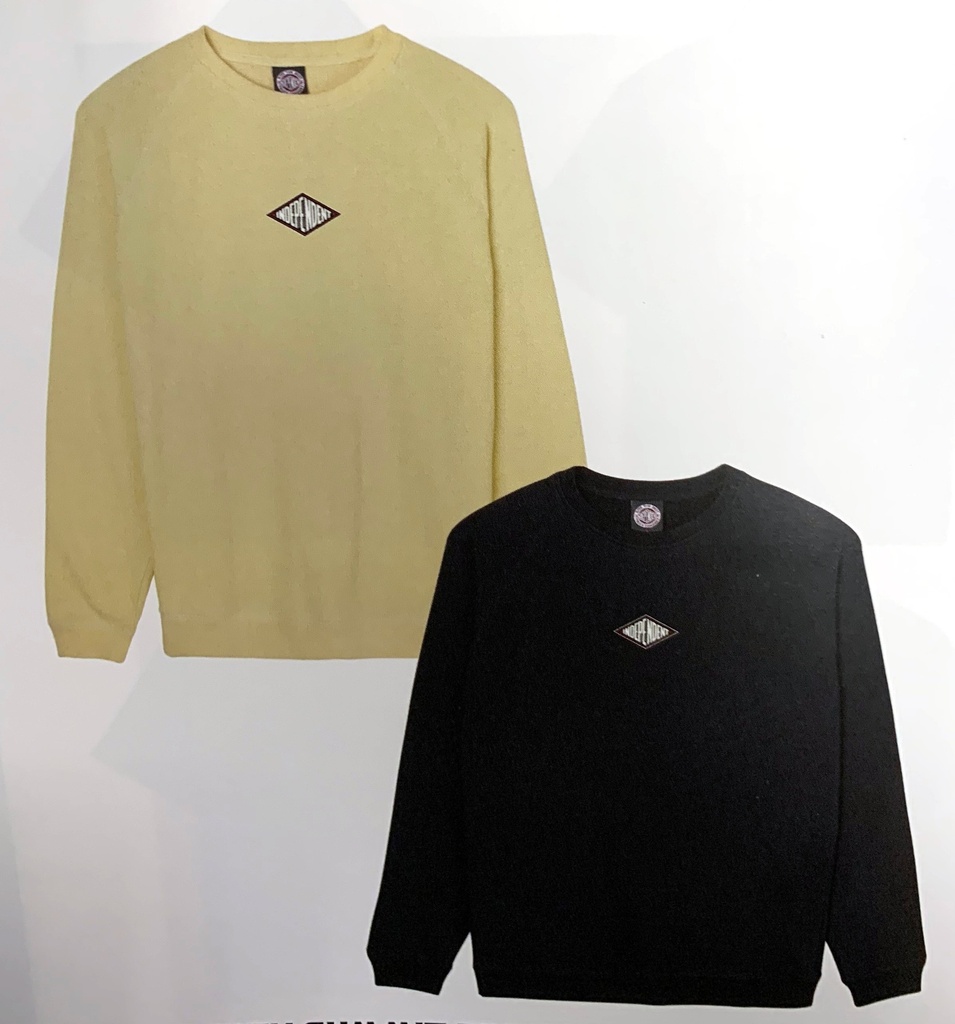 [INA-CRW-0436] CREW  DEPTH SUMMIT FRONT (Black)
