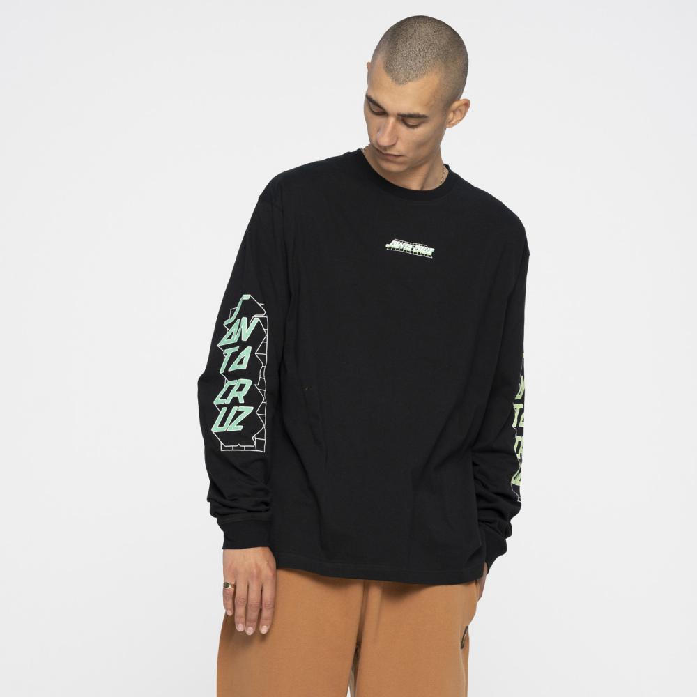 [SCA-LTE-1593] Tee L/S Realm Dot (Black)