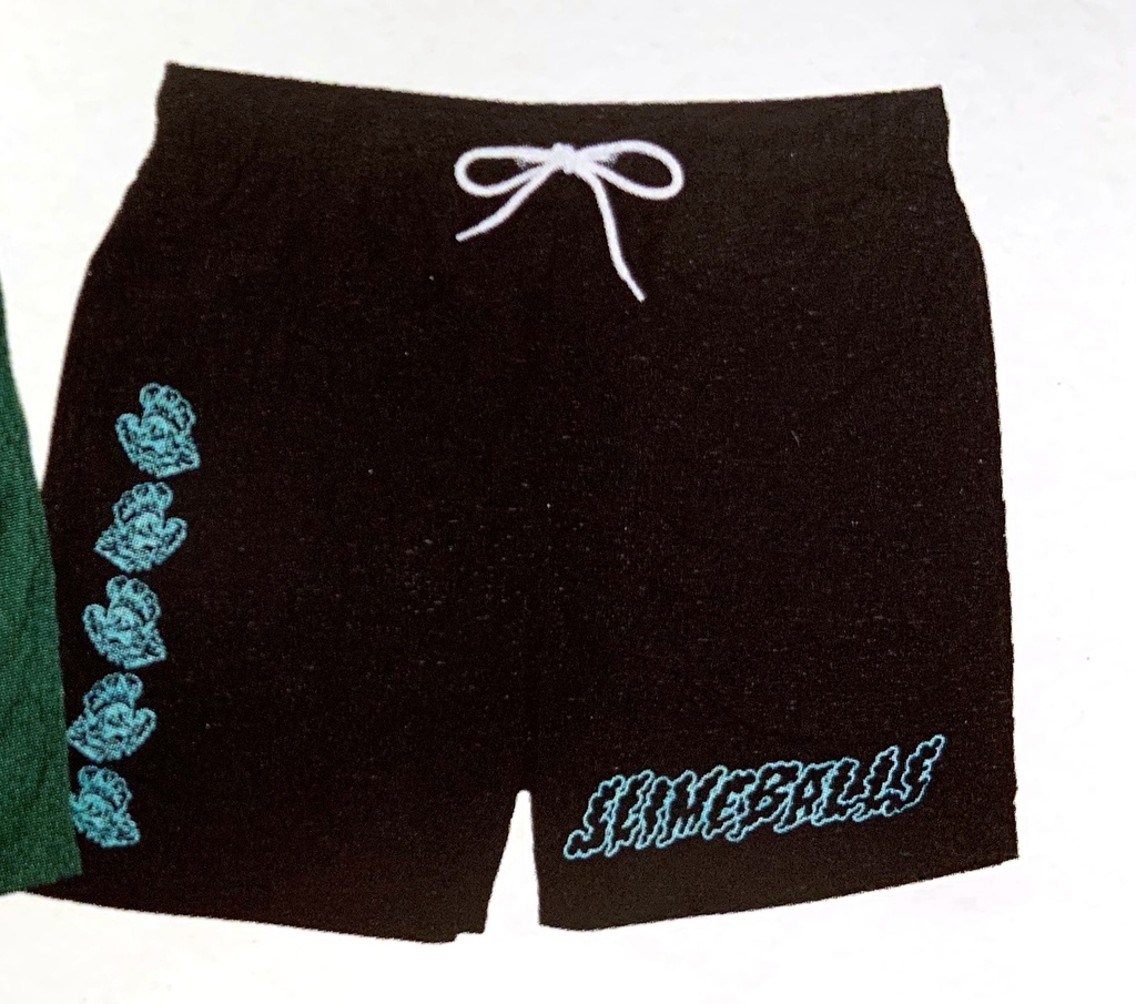 [SCA-SHR-4816] SWIMSHORT  MONO SPLAT (Black)