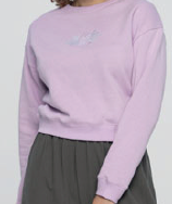 [SCA-WCR-0446] Women Crew Moon Ray Dot (ORCHID)