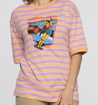 [SCA-WTE-2015] Women Tee Ad Strip Dolly Oversized