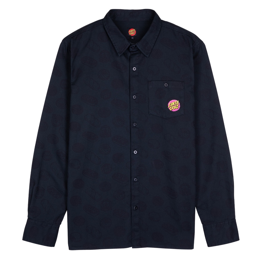 [SCA-SHT-0673] Shirt Mccoy Donut Dog (BLACK, S)