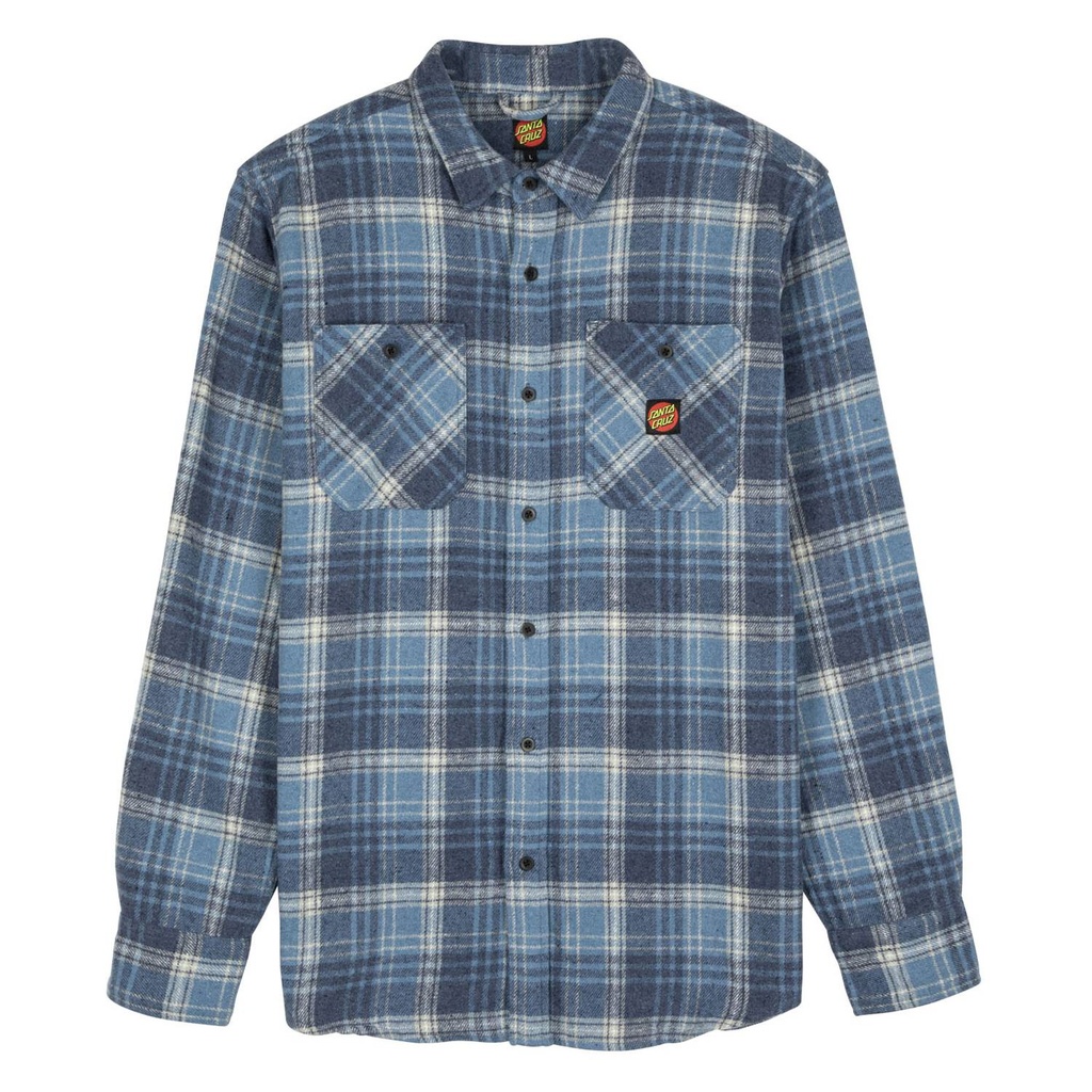 [SCA-SHT-0679] Shirt Apex (BLUE CHECK, M)