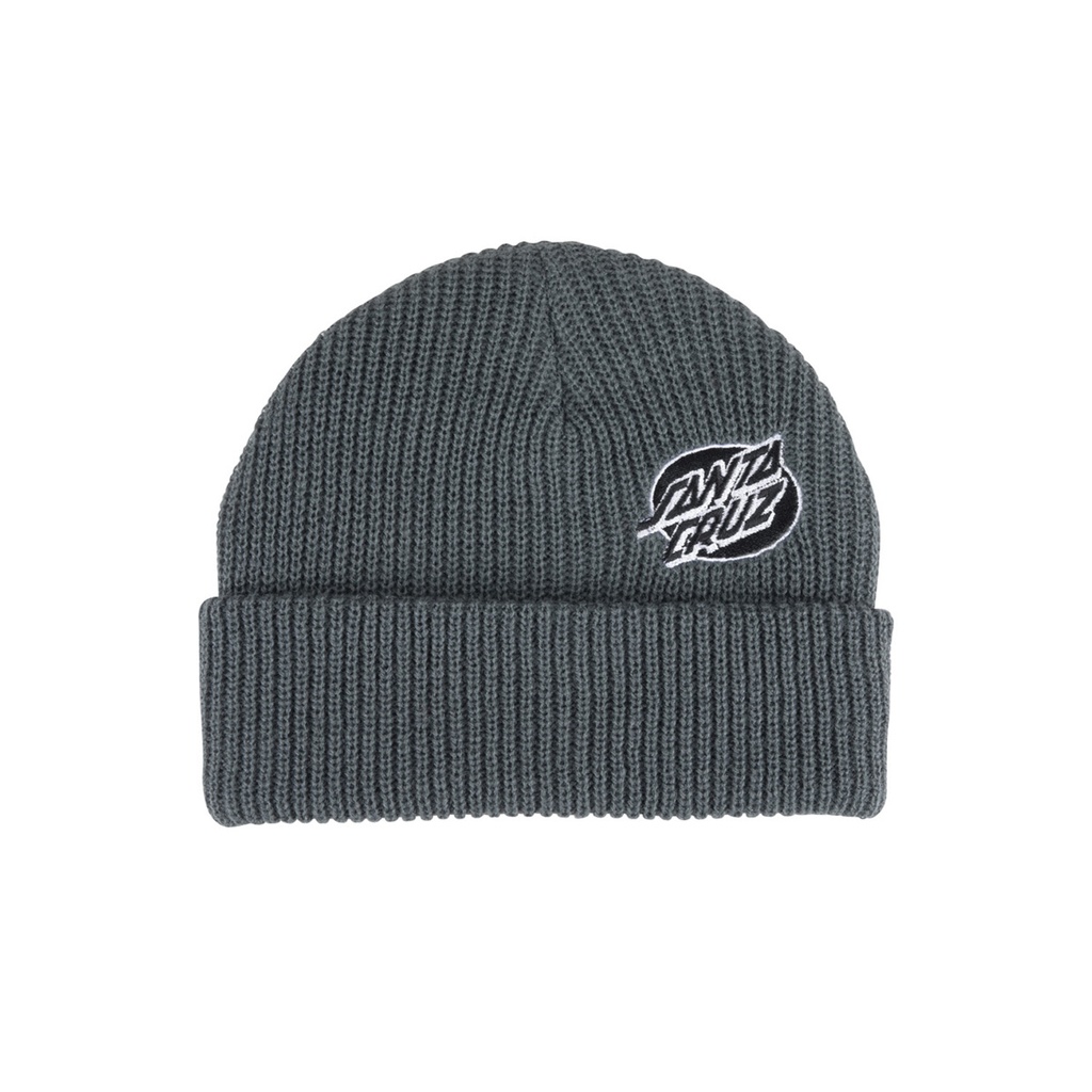 Beanie Mono Lined Oval Dot