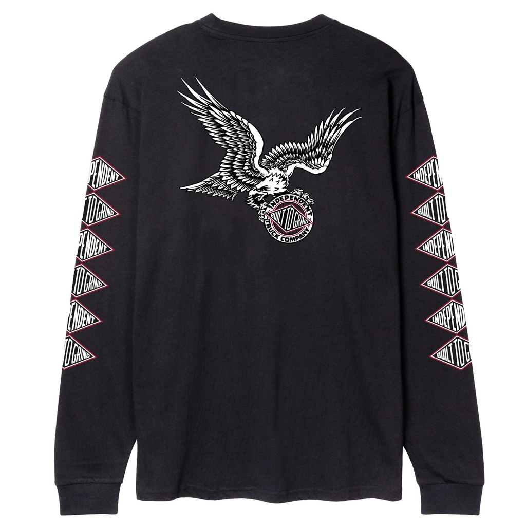 [INA-LTE-0551] Tee L/S Btg Eagle Summit (Black, M)