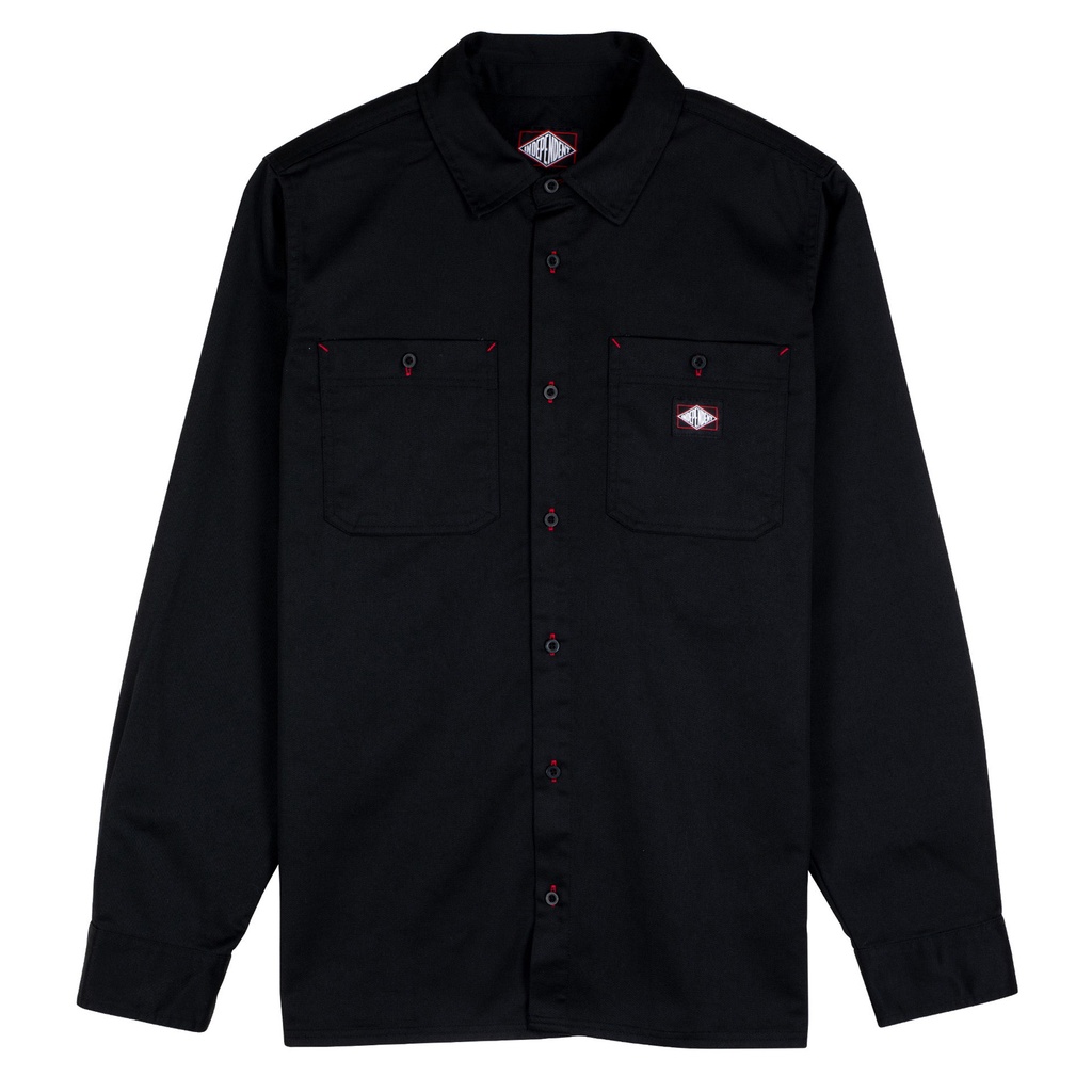 [INA-SHT-0208] Shirt Kirby Workshirt (Black, M)