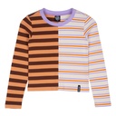 Custom Top Women Split Stripe L/S