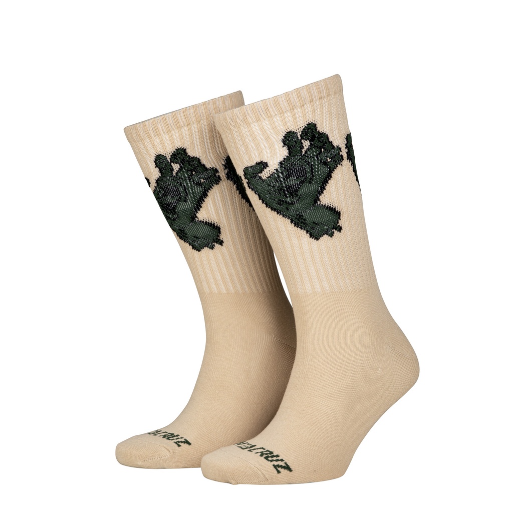 [SCA-SCK-0462] Socks Screaming Line Up (Oat)