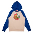 Youth Hood Beware Dot Front Cobalt/Oat