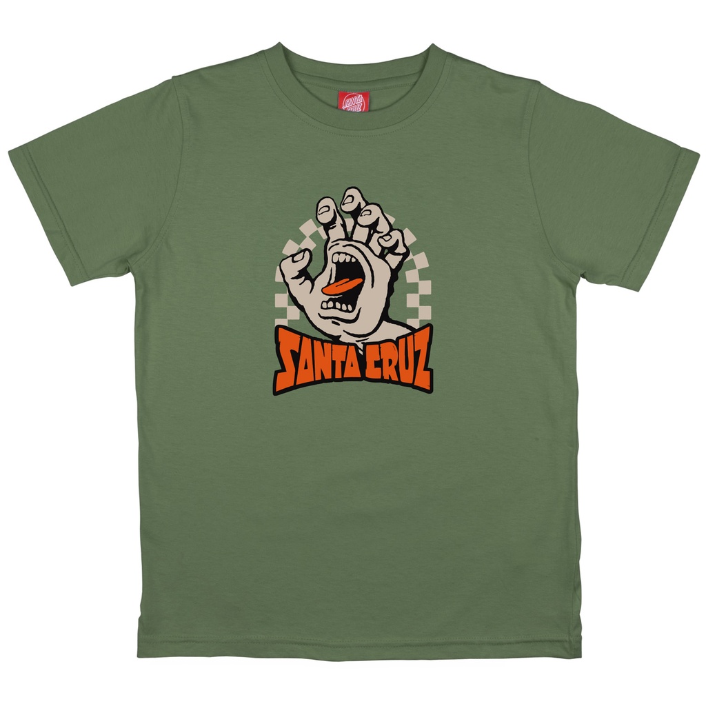 Youth Tee Check Gateway Hand Front