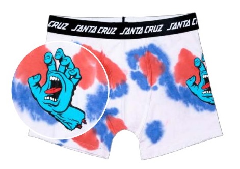 Boxer Screaming Hand Tie Dye Brief (M)