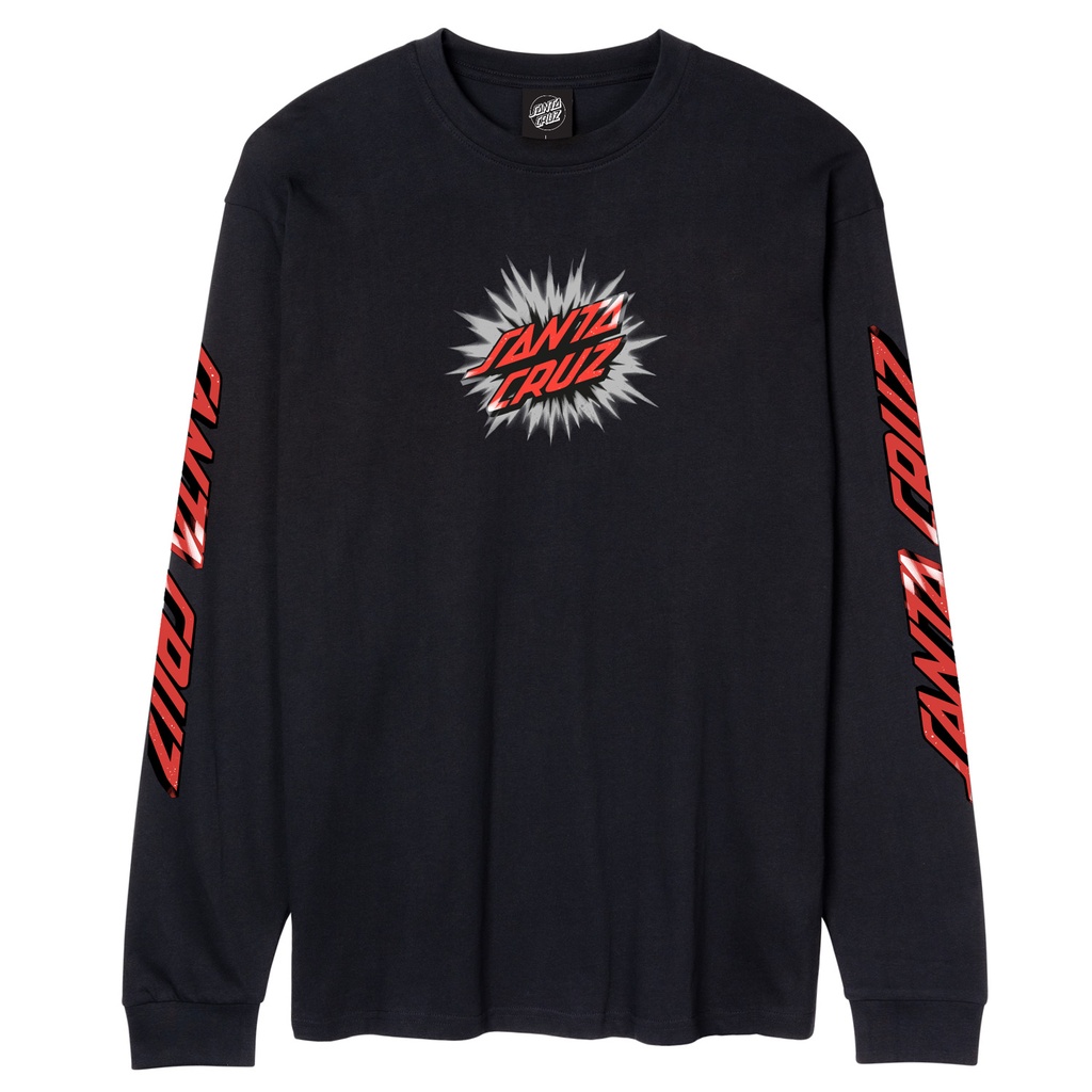 Tee L/S Burst Oval Dot Front