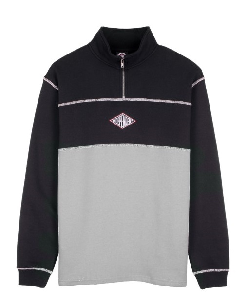 [INA-CRW-0466] CREW SUMMIT QUARTER  M (Black / Cement)