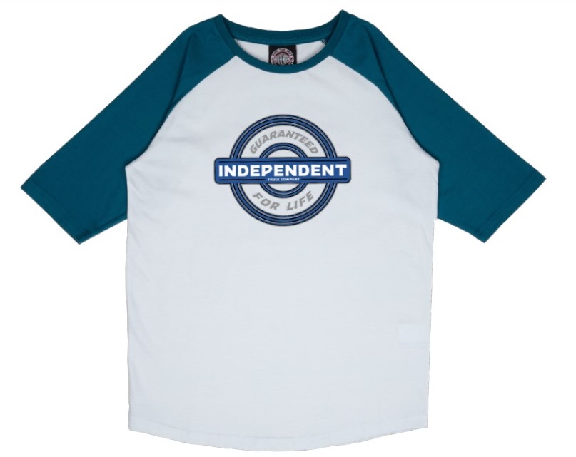 YOUTH TEE L/S GFL SPEED BASEBALL HARBOUR BLUE/WHITE M