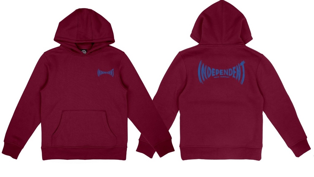 [INA-YHD-0261] Youth Hood Carved Span (Maroon, M)
