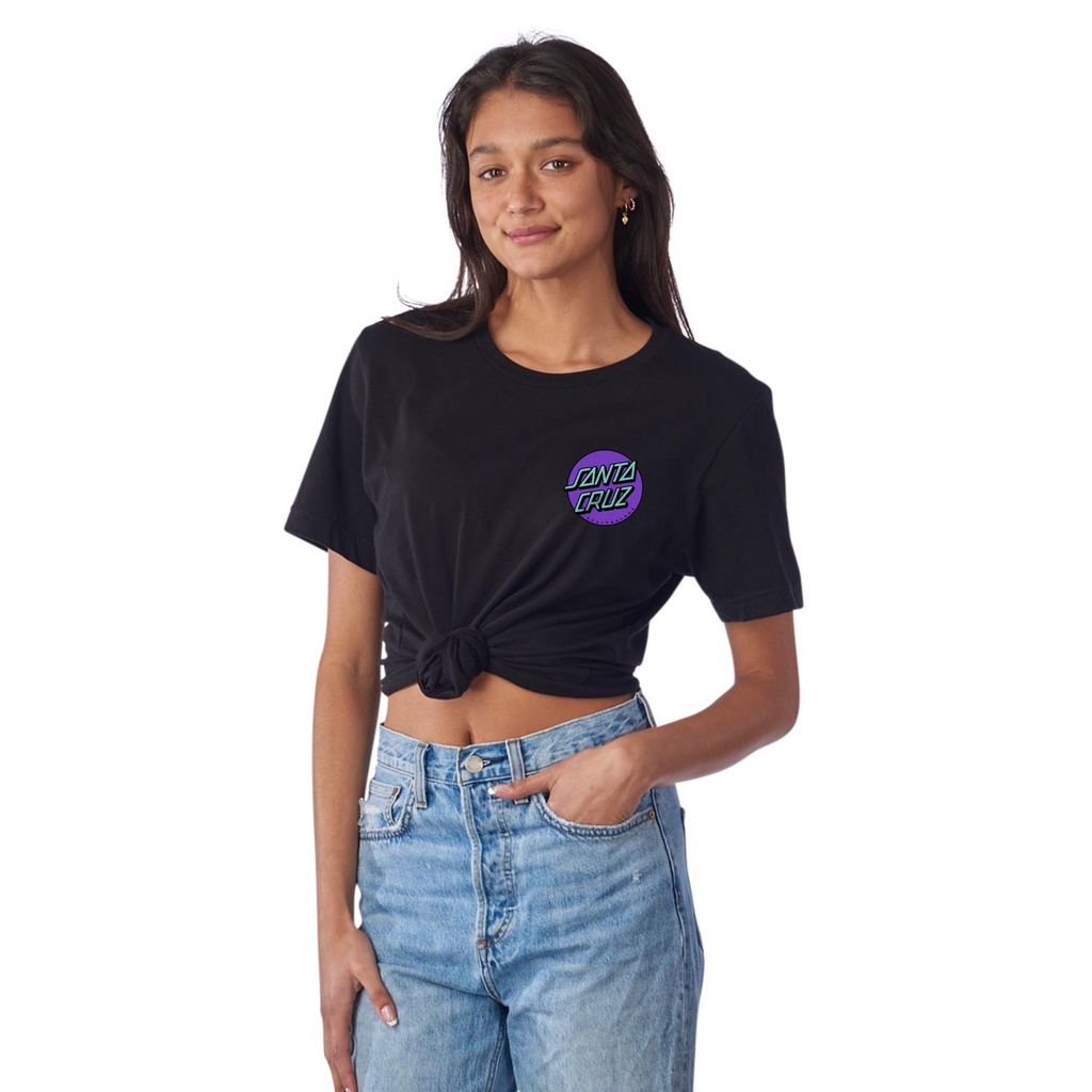 [44156006-146590] WOMEN TEE THRASHER DIAMOND DOT (XS, Black)