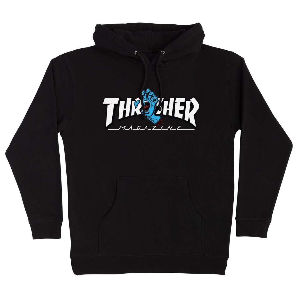 [44252551-146518] HOOD THRASHER SCREAMING LOGO (S, Black)