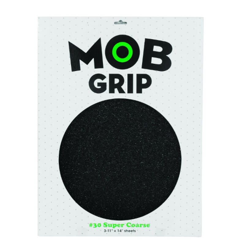 [88481825] Mob Super Coarse Longboard Grip 11X14 Black X 3U. (1 Sheet)
