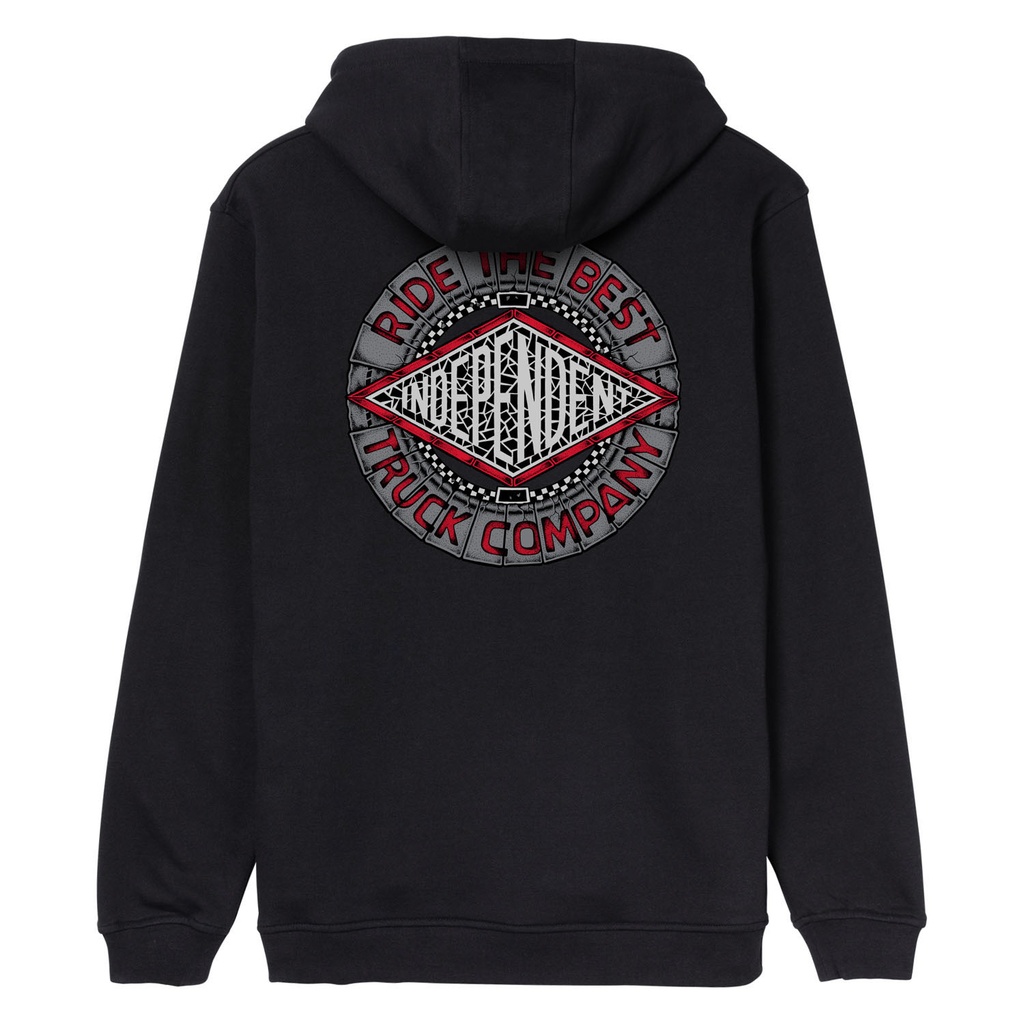 [INA-HDZ-0220] ZIP HOOD MAKO TILE SUMMIT (S, BLACK)