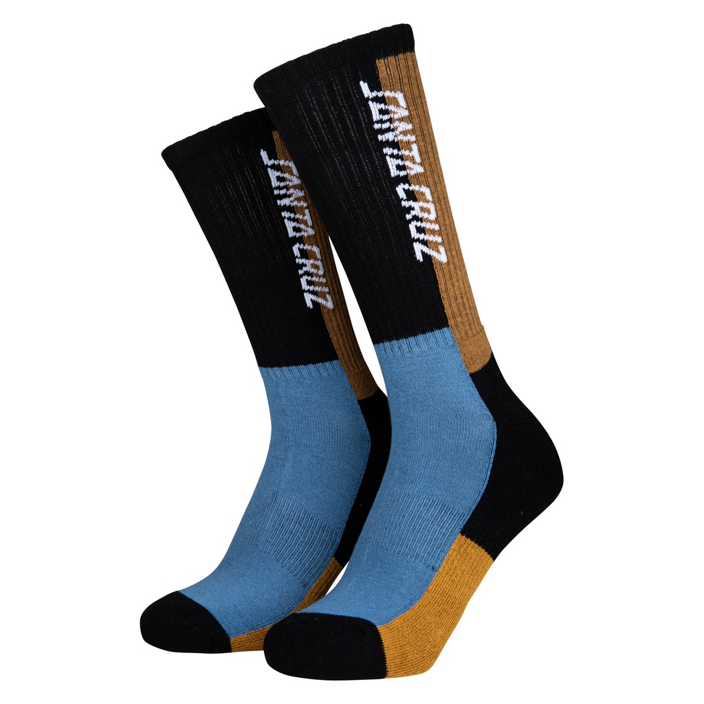 [SCA-SCK-0504] Socks Strip Panel (BLACK)
