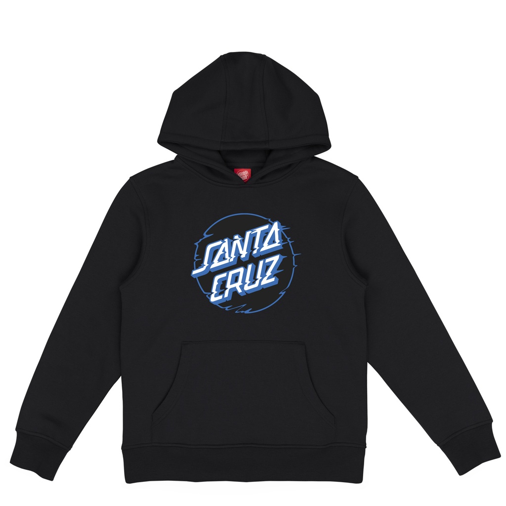 [SCA-YHD-0481] YOUTH HOOD VIVID OTHER DOT FRONT (M, BLACK)