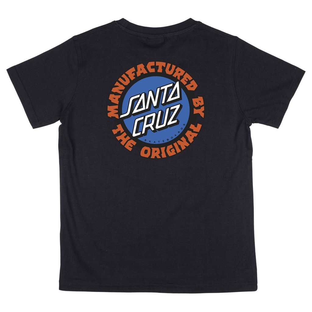 [SCA-YTE-1539] YOUTH TEE SPEED MFG DOT (S, BLACK)