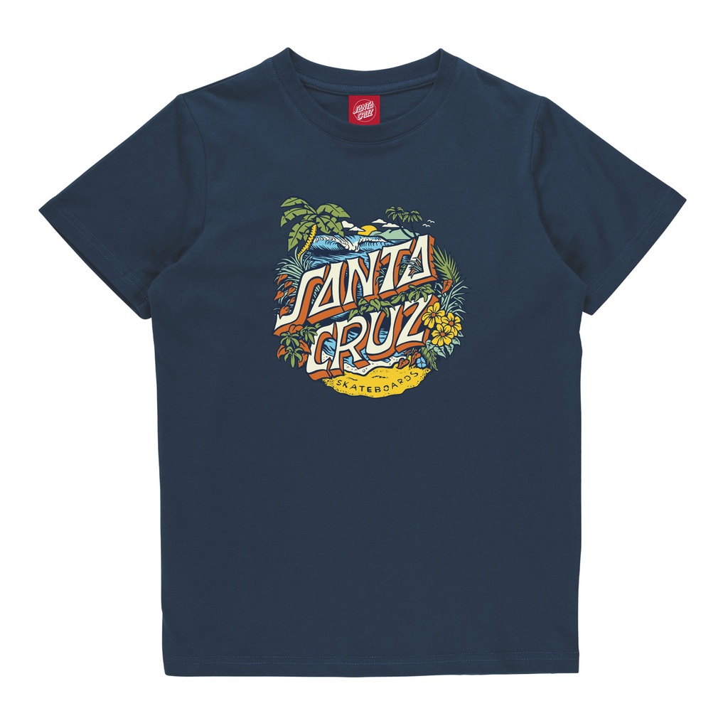 YOUTH TEE ALOHA DOT FRONT