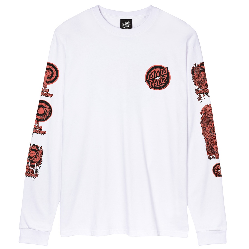 [SCA-LTE-1732] TEE L/S ROB EVOLUTION WHITE (S)