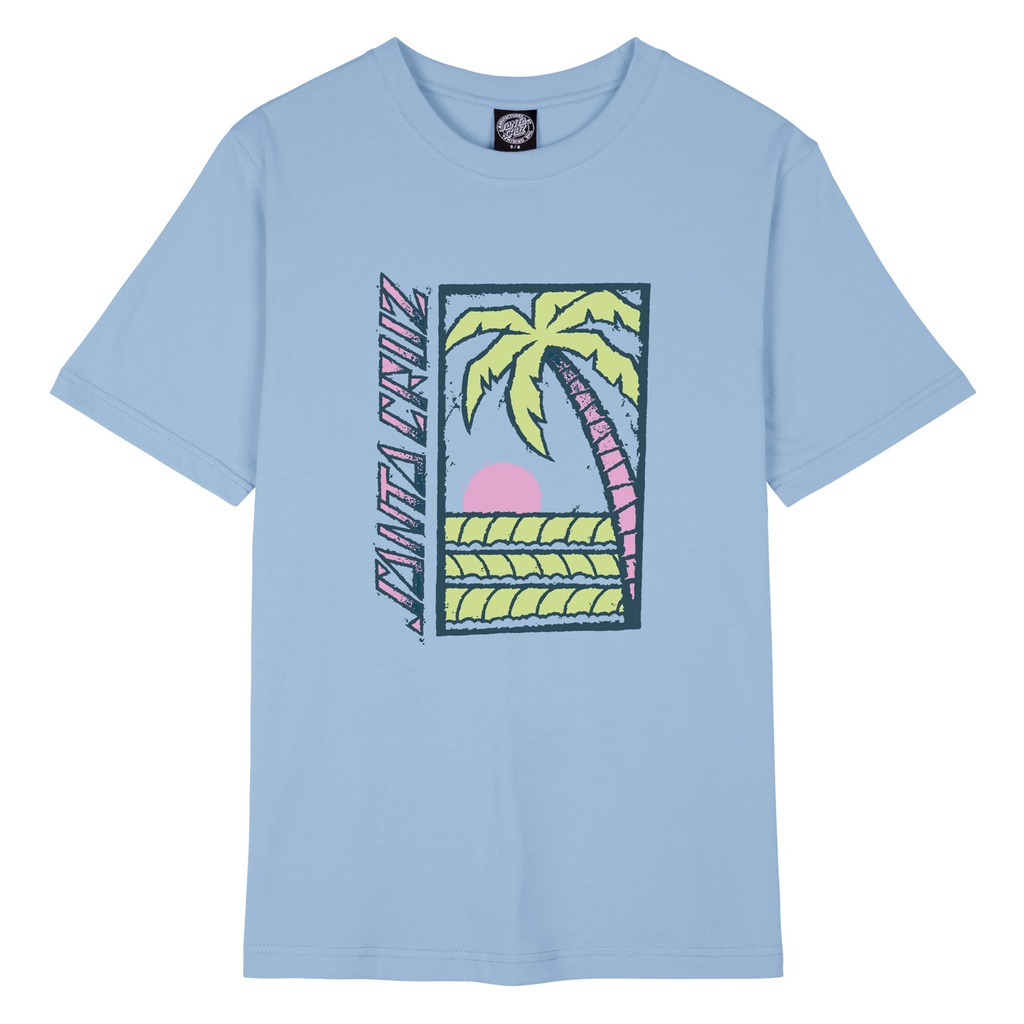 Women Tee Palm Strip