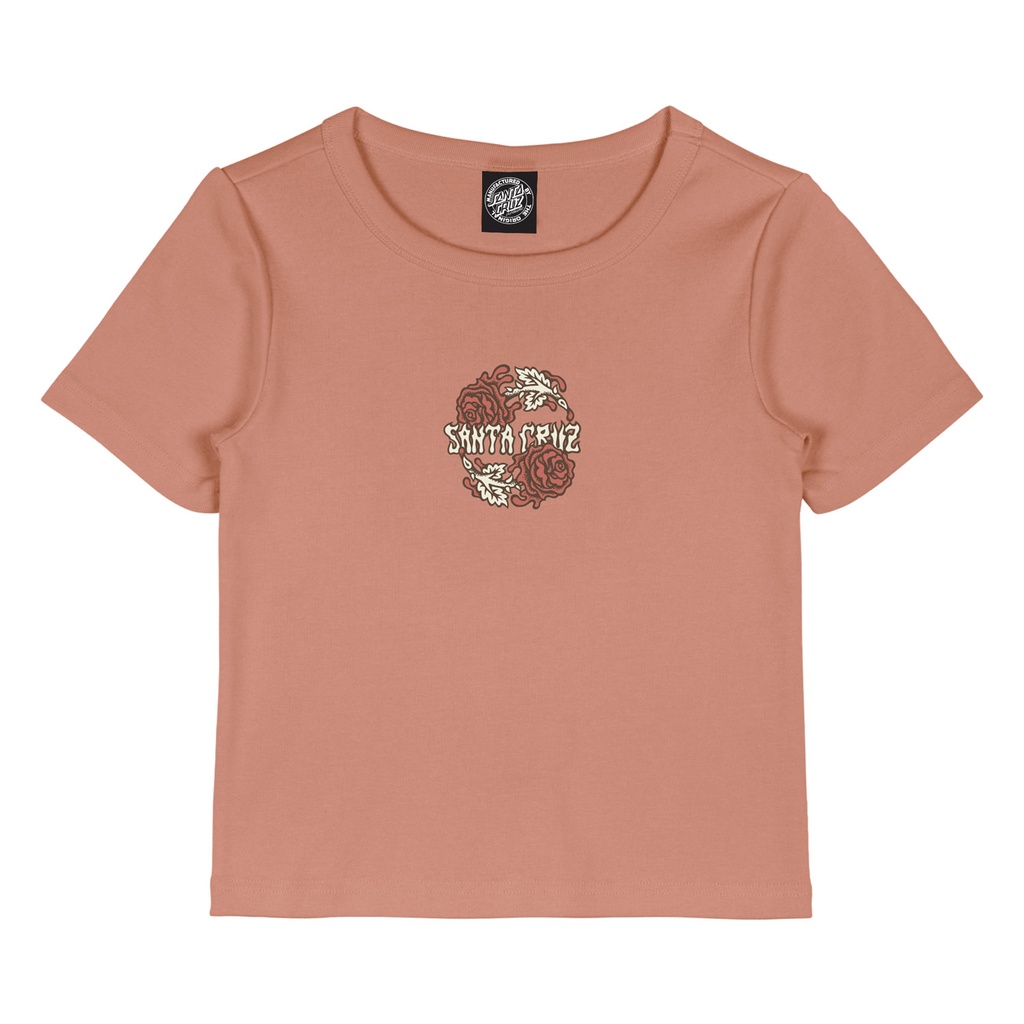 Women Tee Dressen Rose Crew Two Front