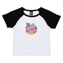 Women Custom Tee Aloha Dot Front Raglan