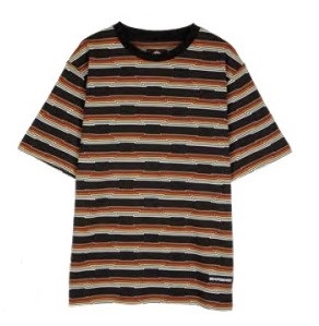 [INA-TEE-7168] Tee Wired (M, BLACK STRIPE)