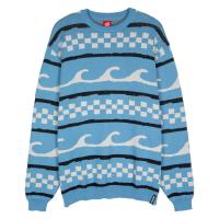 [SCA-CRW-1392] CREW CHECK WAVE KNIT