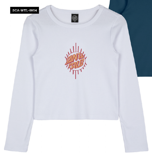 WOMEN TEE L/S WONDER FISHEYE FRONT