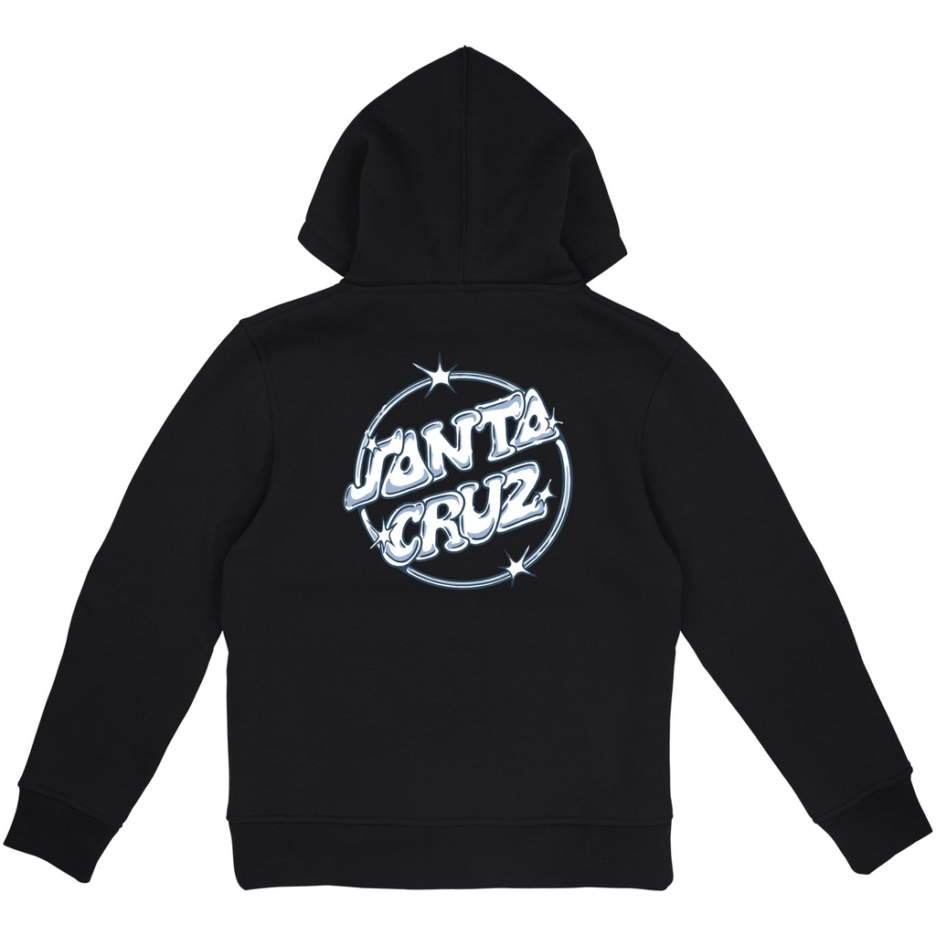 [SCA-YHD-0489] YOUTH HOOD GLINT DOT (M, BLACK)