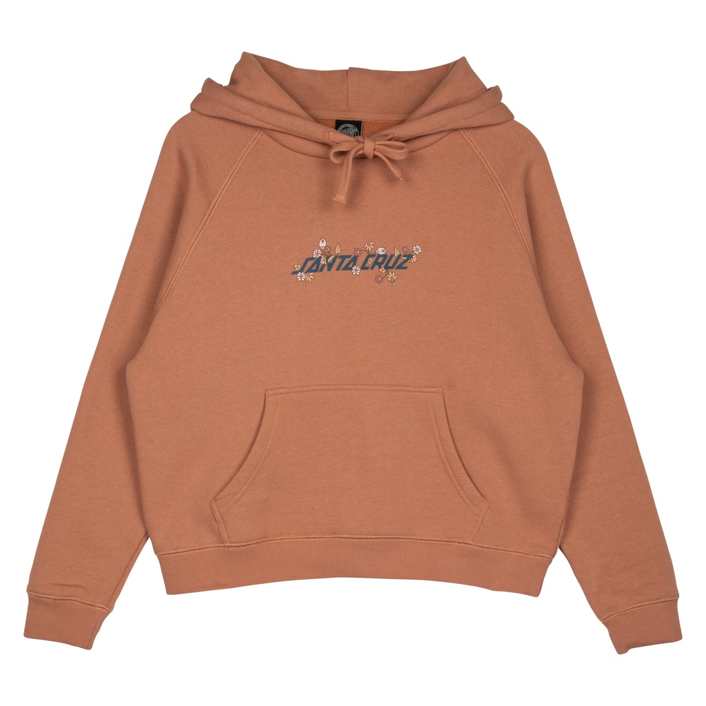 Women Hood Sage Strip Front