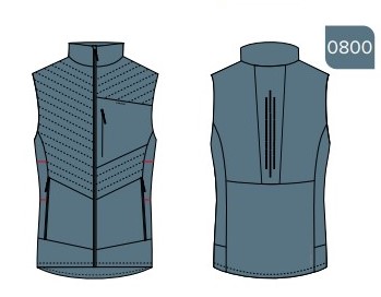 [600/25/5723/0800] 600/25/5723 Vest Triback Man