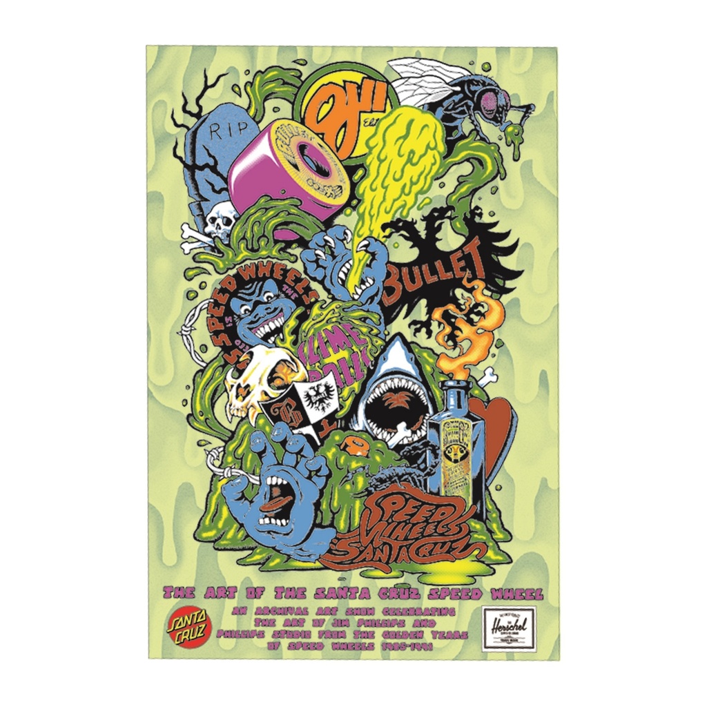 THE ART OF SPEED WHEELS POSTER