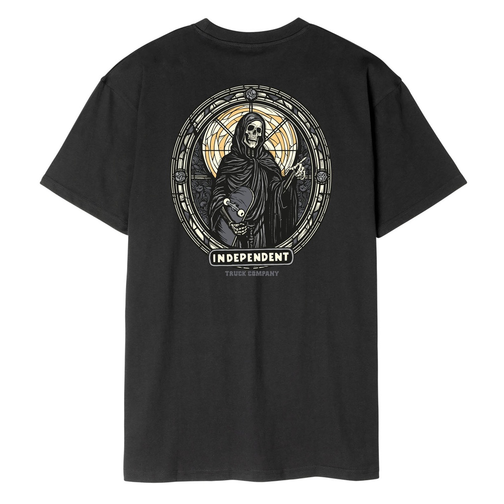 [INA-TEE-7182] Tee Itc Stained (S, Black)