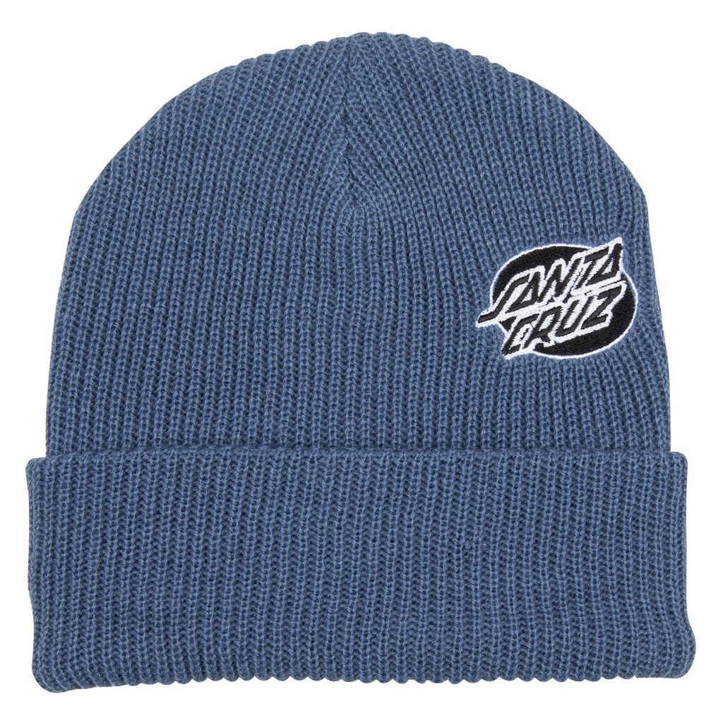 Beanie Mono Lined Oval Dot