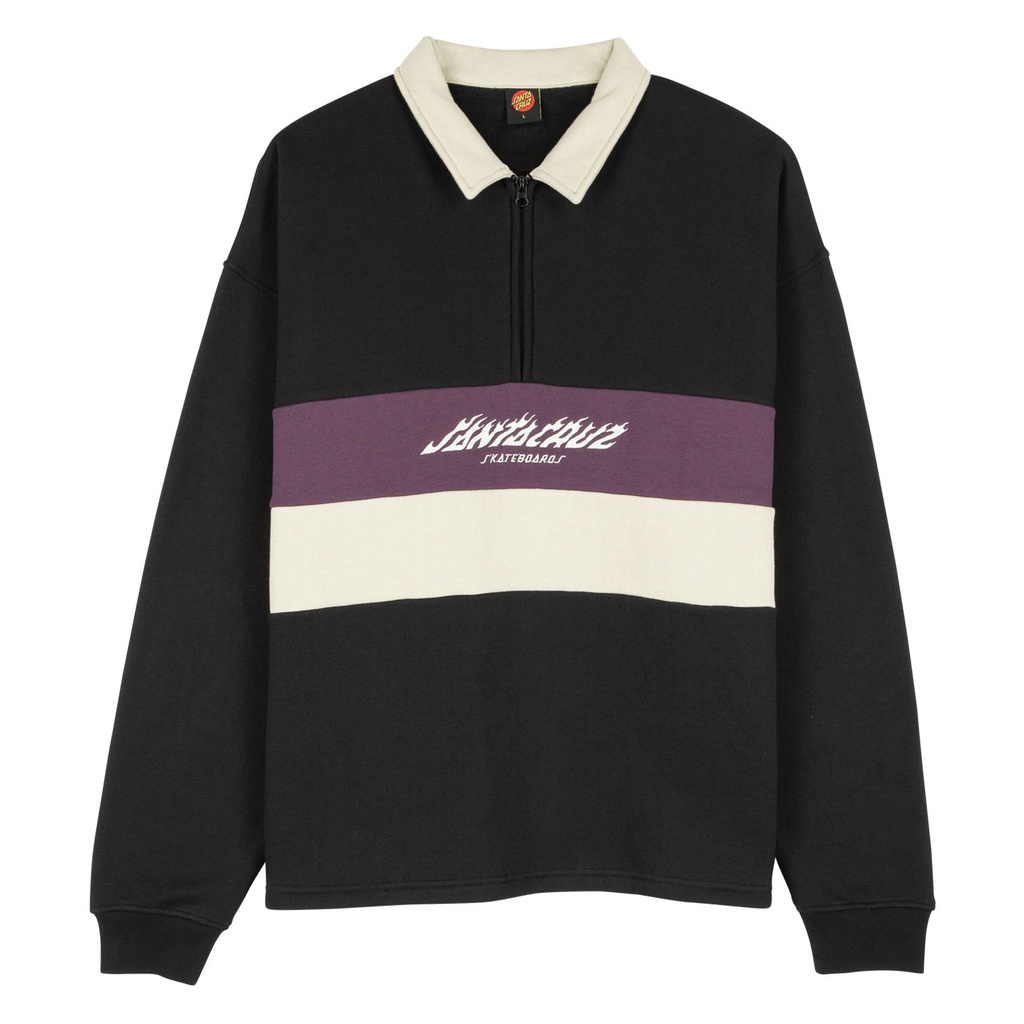 [SCA-CRW-1488] Crew Flame Strip (Black, M)