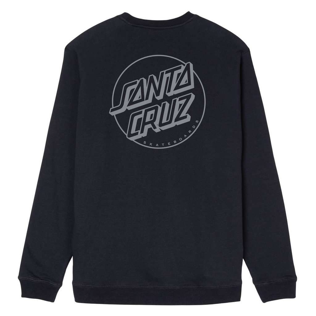 [SCA-CRW-1511] Crew Opus Dot Stripe (S, Black / Grey)