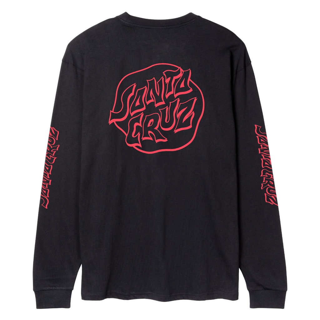 [SCA-LTE-1800] Tee L/S Fever Dream Mono Dot (BLACK, M)