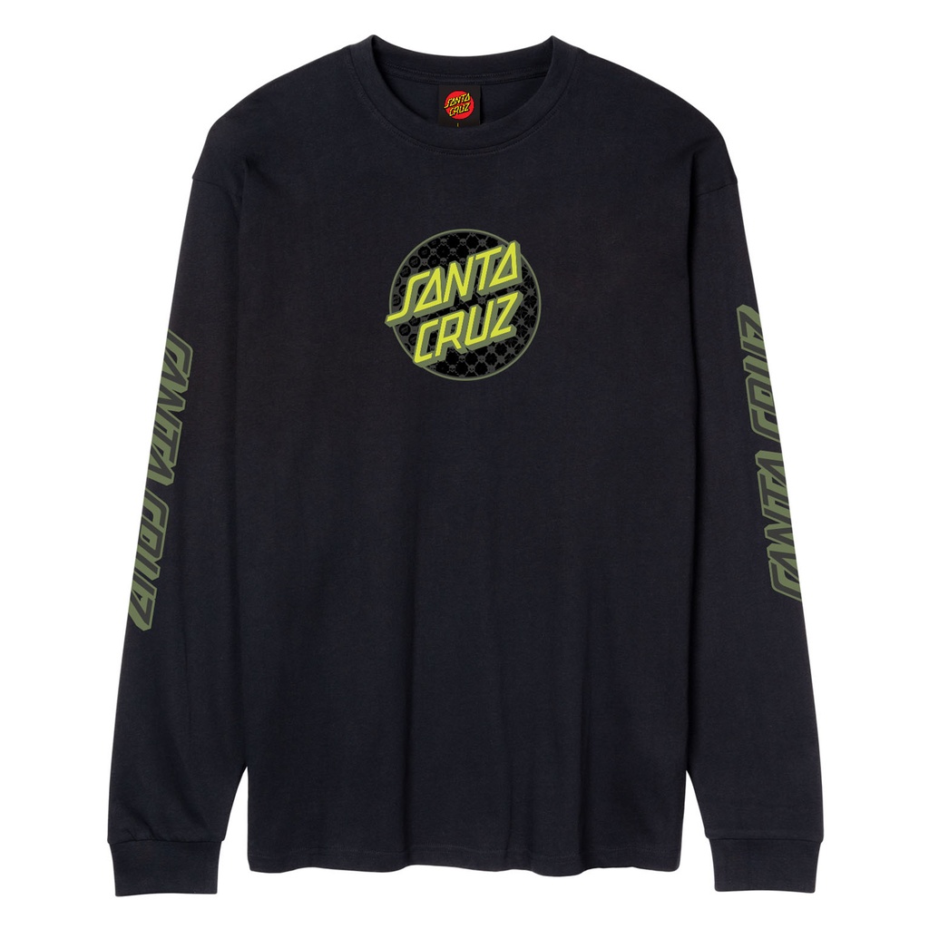 [SCA-LTE-1823] TEE L/S MEYER FREESTYLE DOT CENTER (S, BLACK)