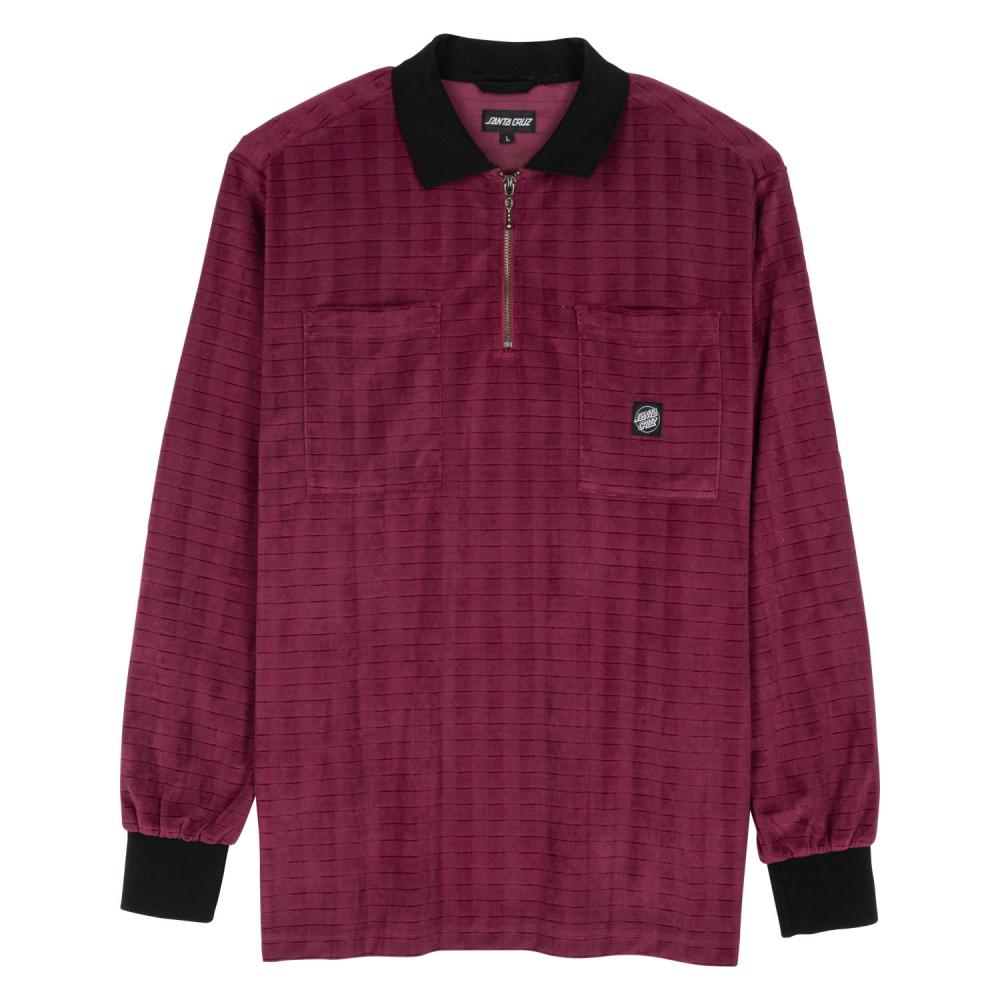 POLO L/S IL CAPO (S, BLACK)