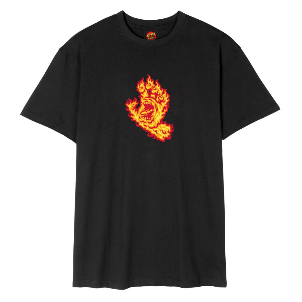 [SCA-TEE-11399] Tee Flame Hand (Black, S)