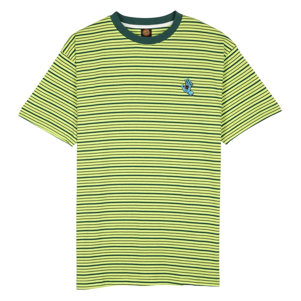 [SCA-TEE-11557] Tee Mini Hand Stripe (MATCHA STRIPE, L)