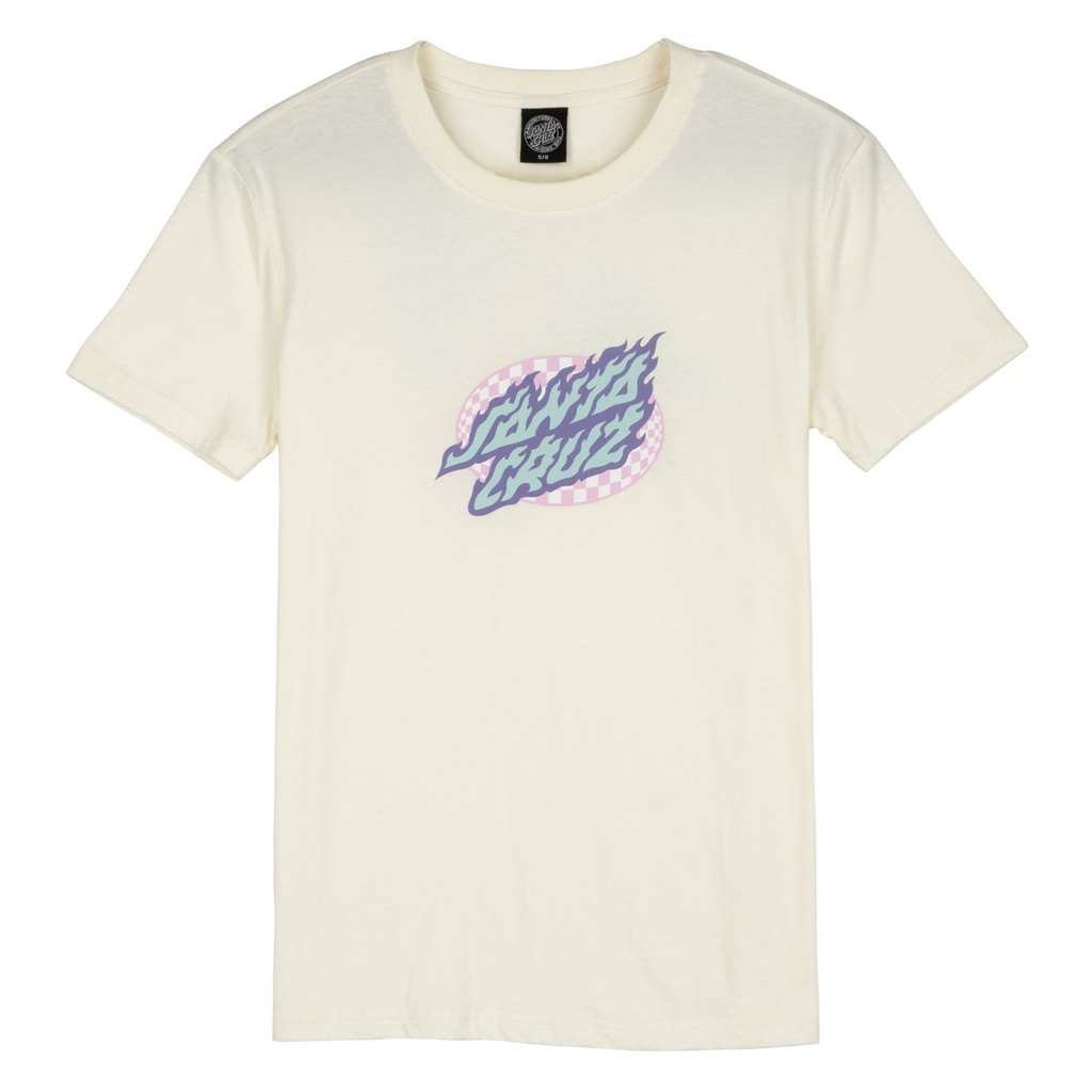 [SCA-WTE-2691] Women Tee Goal Flame (Off White, 8)