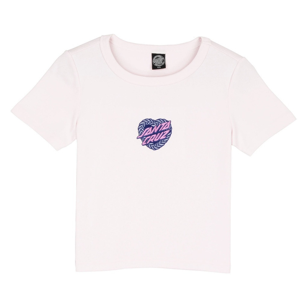 [SCA-WTE-2715] Women Tee Heart Wreath Mini Front (Rose Quartz, 8)